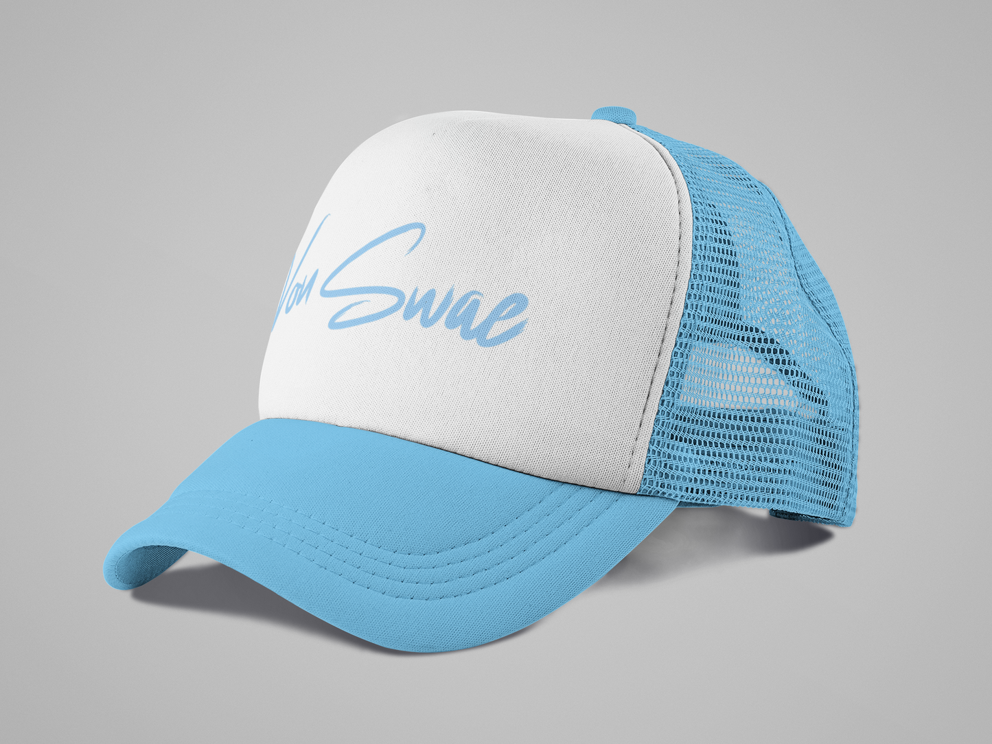 Powder Blue/White